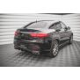 Maxton Design Heck Ansatz Flaps Diffusor V.2 / V2 für Mercedes-Benz GLE Coupe 63 AMG C292 schwarz Hochglanz