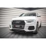 Maxton Design Front Ansatz V.1 / V1 für Audi Q3 S-Line 8U Facelift schwarz Hochglanz