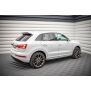 Maxton Design Seitenschweller Ansatz für Audi Q3 S-Line 8U Facelift schwarz Hochglanz