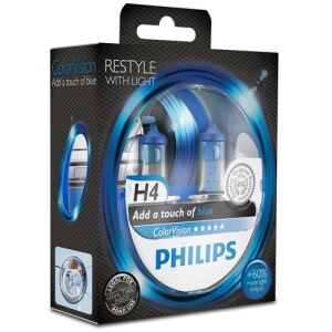 Philips H4 12V ColorVision Color Vision blue +60% mehr...